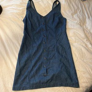 VINTAGE Denim Button Up dress